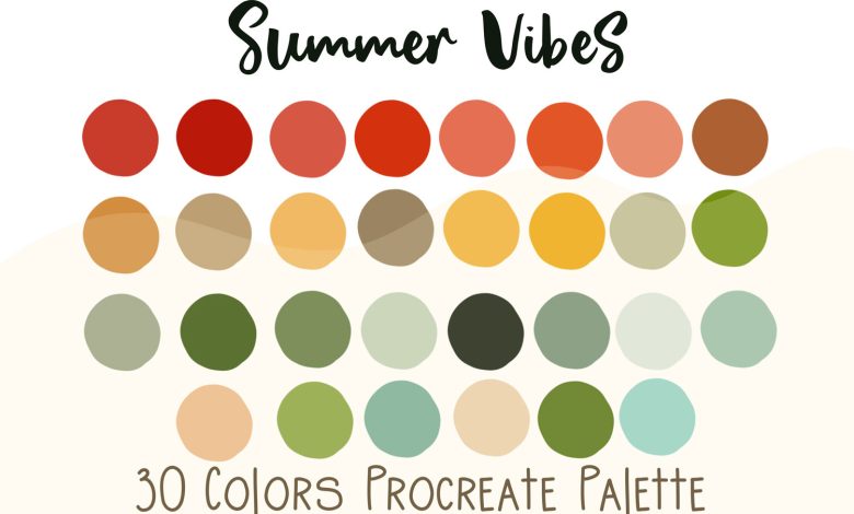 رنگ های تابستانی و اصول ست کردن رنگ لباس