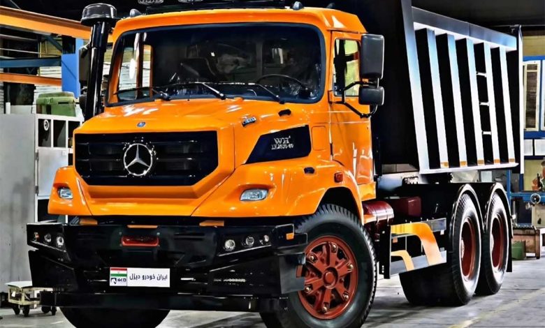 بازطراحی بنز مایلر، کامیون نارنجی نونوار جاده‌های ایران