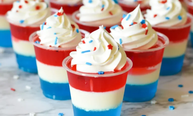 طرز تهیه ژله بستنی چند رنگ