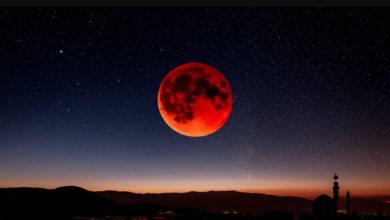 خسوف ماه خونین 16 شهریور 1404