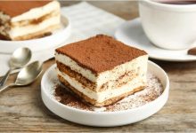 طرز تهیه تیرامیسو با پتی بور و خامه صبحانه