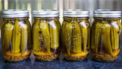 طرز تهیه ترشی بامیه خانگی