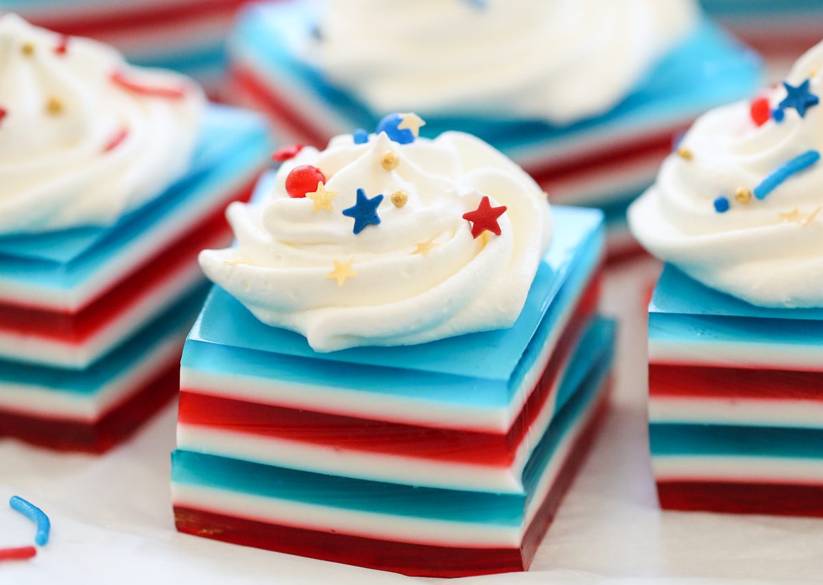 ژله بستنی چند رنگ