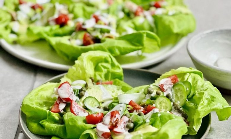 ط‌رز تهیه سالاد فرانسوی اصل