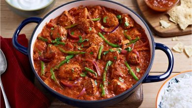 طرز تهیه خورشت کاری با مرغ و گوشت