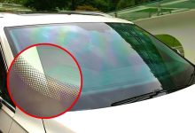 راز نقطه‌های سیاه اطراف شیشه جلو ماشین چیست؟