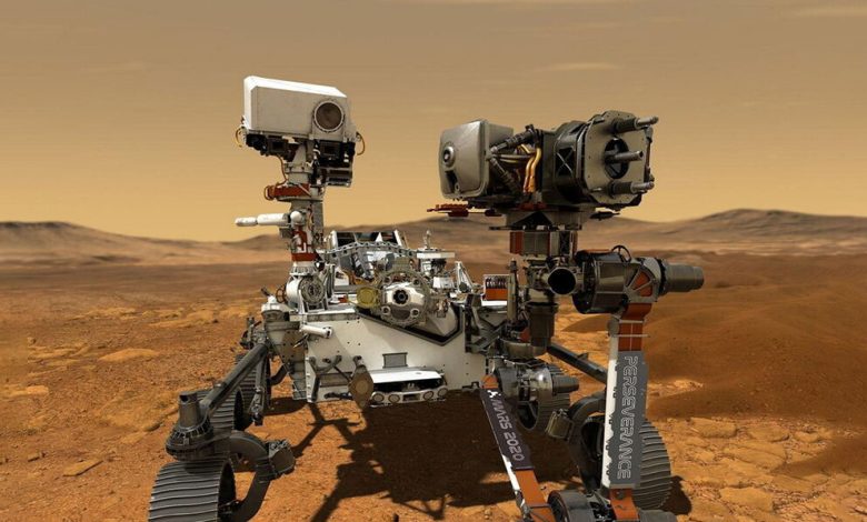 کشف عجیب در سیاره سرخ؛ مریخ نورد پرسویرنس سنگی یافت که متعلق به مریخ نیست!