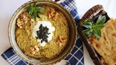 طرز تهیه حلیم بادمجان