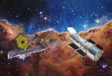 تلسکوپ‌های هابل و جیمز وب