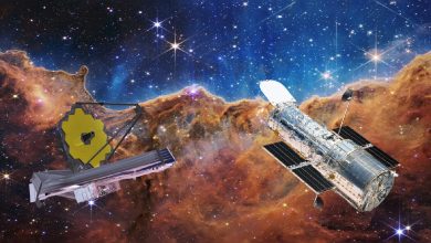 تلسکوپ‌های هابل و جیمز وب