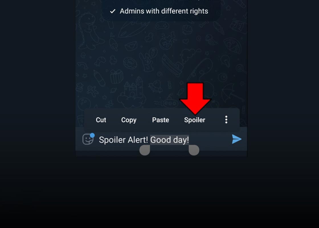 اسپویلر تلگرام