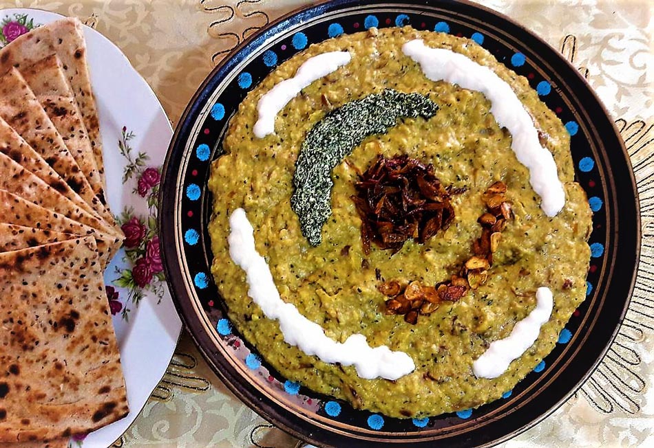 طرز تهیه حلیم بادمجان