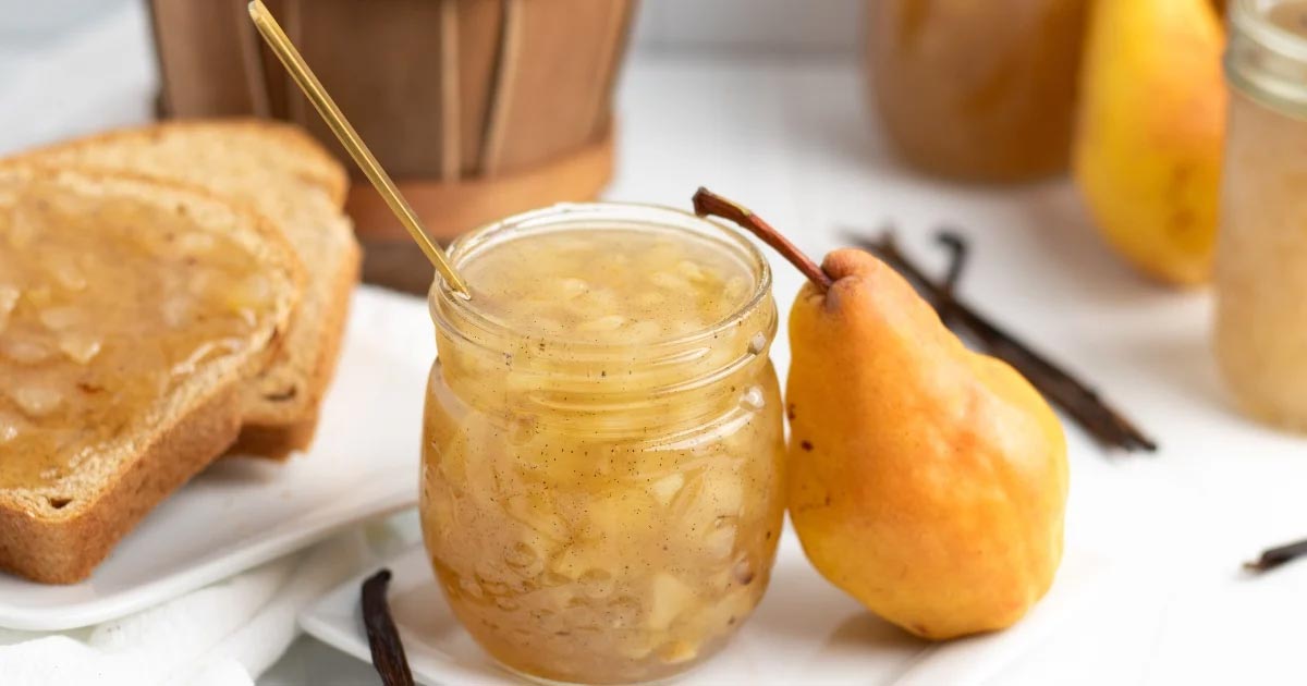 طرز تهیه مربا گلابی خانگی