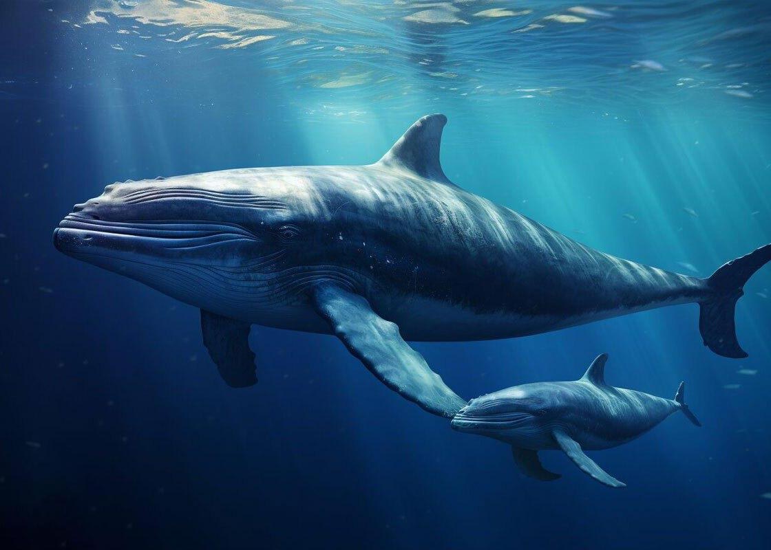 نهنگ آبی (بزرگترین و سنگین‌ترین حیوان)