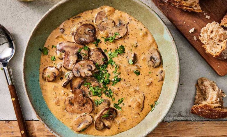 طرز تهیه سوپ قارچ