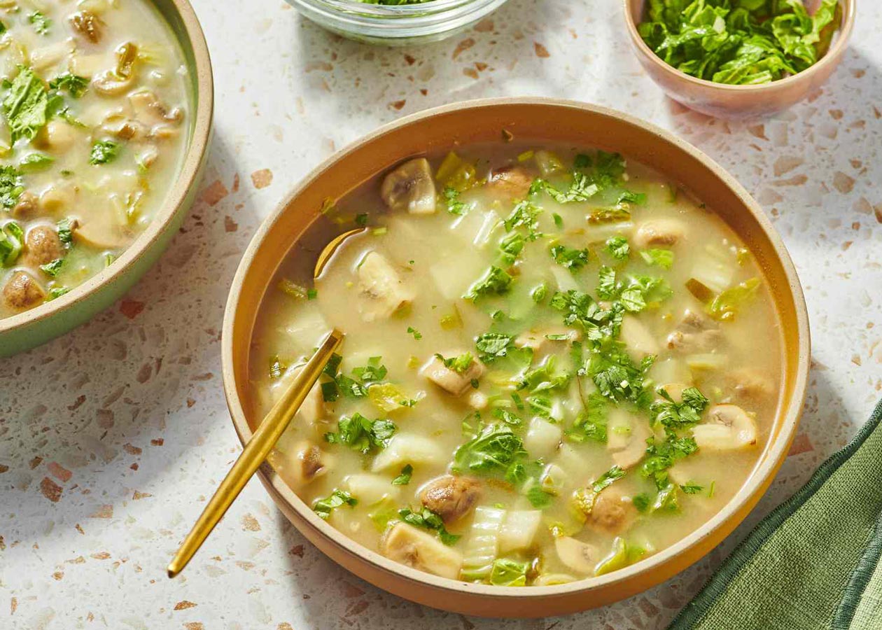 طرز تهیه سوپ قارچ