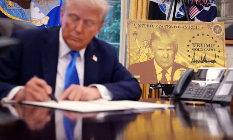 کارت طلایی آمریکا رونمایی شد؛ دریافت ویزای آمریکا با پرداخت یک میلیون دلار