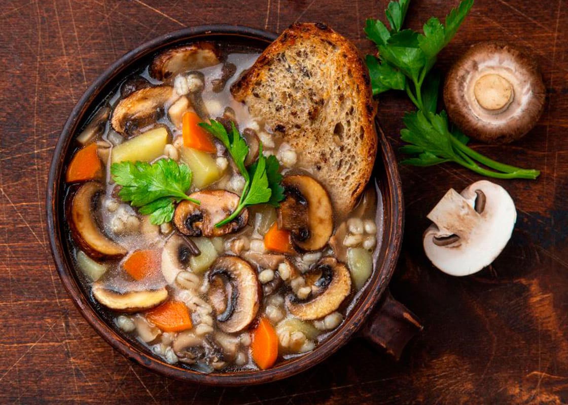 طرز تهیه سوپ قارچ