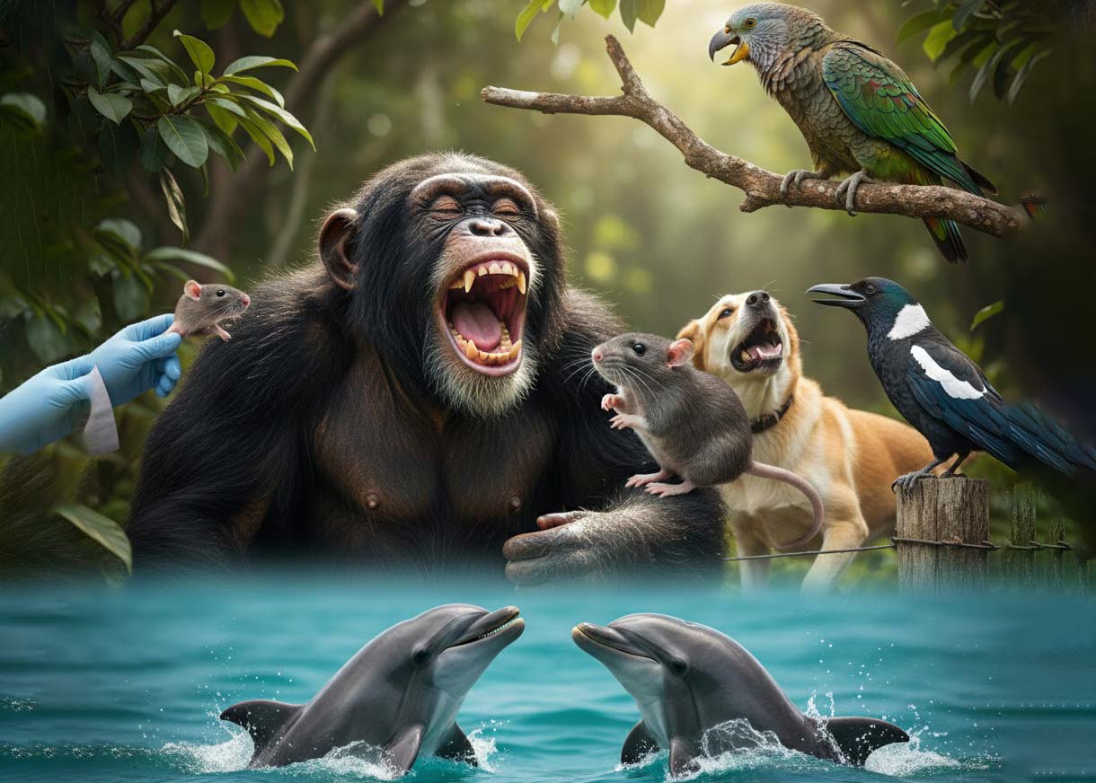 آیا حیوانات هم واقعاً میخندند؟