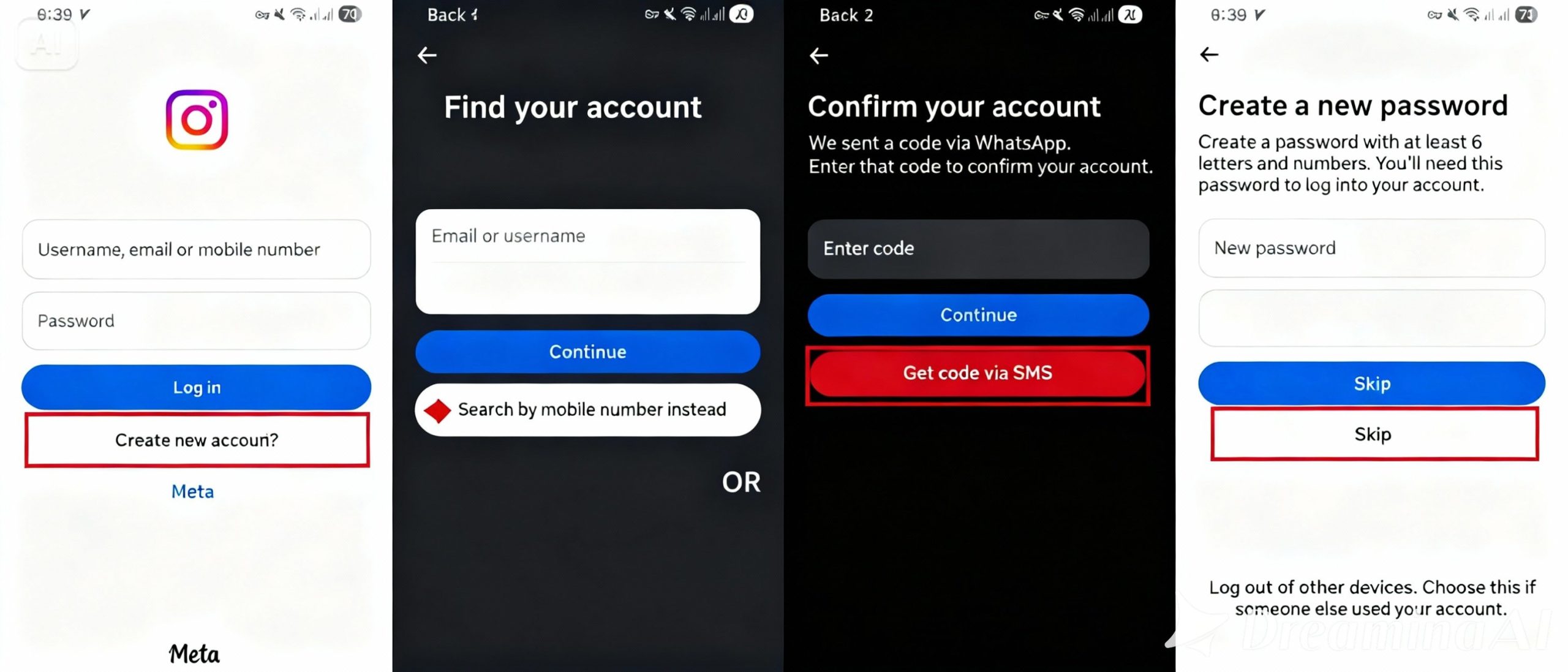 چطور رمز اینستاگرام را بازیابی کنیم