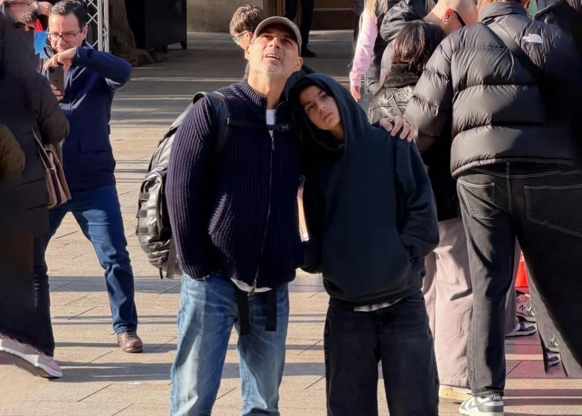 پیمان معادی و پسرش