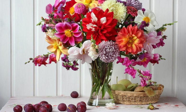 آموزش برای نگهداری شاخه گل بریده