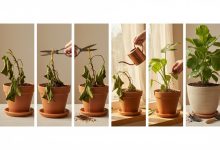 راهنمای احیای گیاه نیمه‌جان آپارتمانی را در بهار