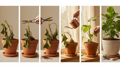 راهنمای احیای گیاه نیمهجان آپارتمانی را در بهار
