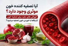 آیا تصفیه کننده خون موثری وجود دارد؟ خوراکی های مفید برای تصفیه خون