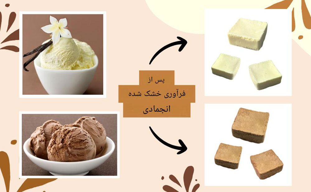 طرز تهیه بستنی خشک