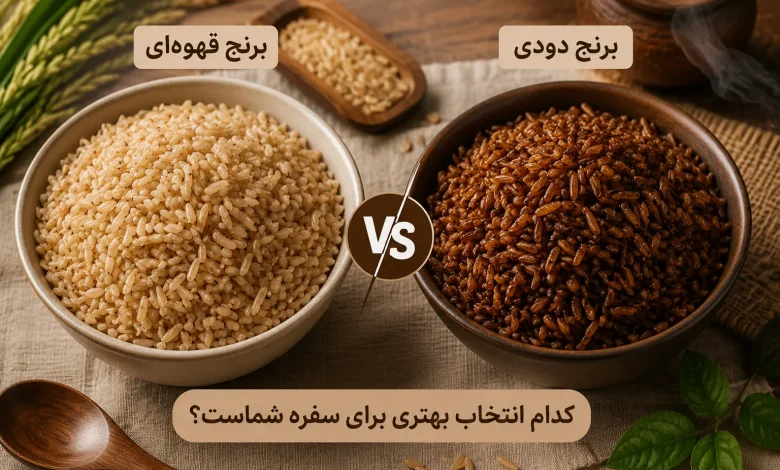 برنج قهوهای یا دودی؛ کدام انتخاب بهتری برای سفره شماست؟