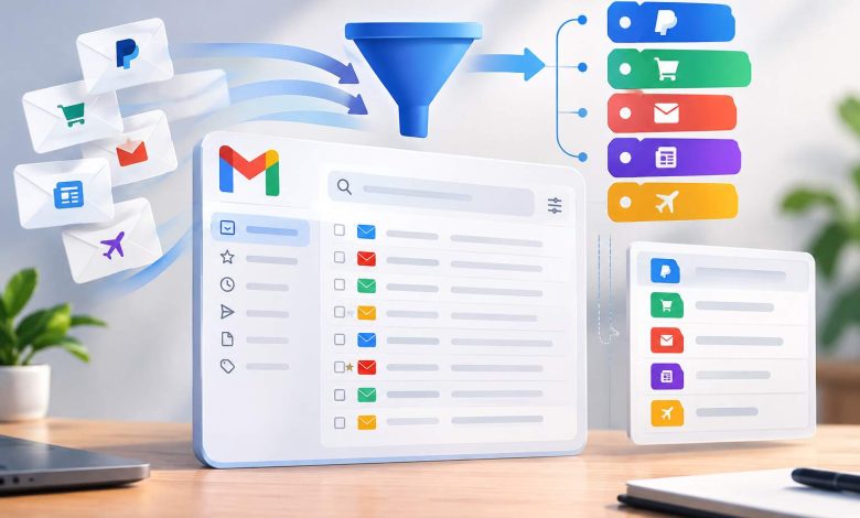 آموزش ساخت فیلتر و برچسب برای مرتب‌سازی خودکار ایمیل‌ها