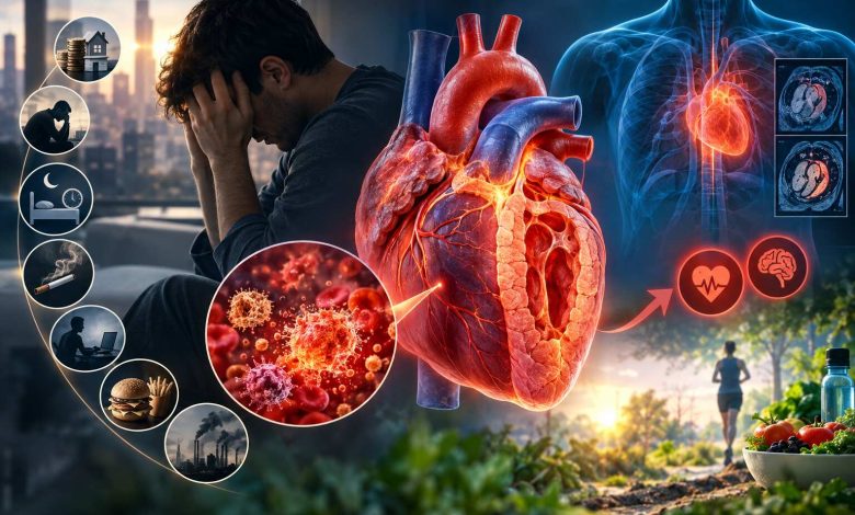 استرس مزمن چگونه میتواند ساختار قلب را تغییر دهد؟