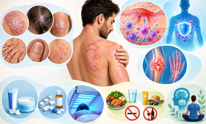 پسوریازیس چیست؟ از علائم و علت تا درمان و راههای کنترل بیماری